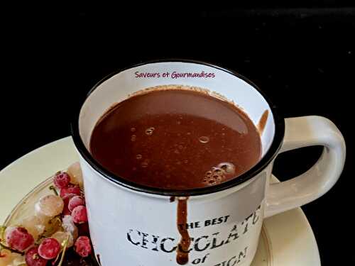 Chocolat chaud onctueux.