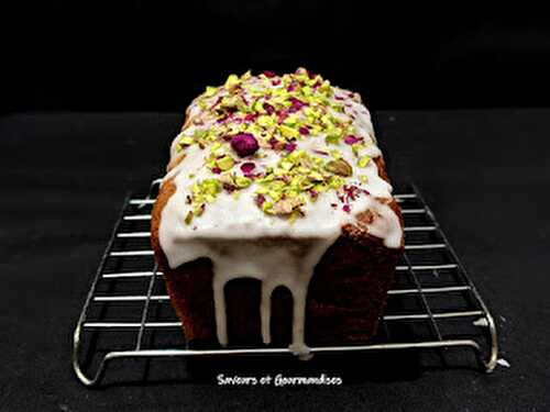 Cake à la Pistache et Eau de roses.