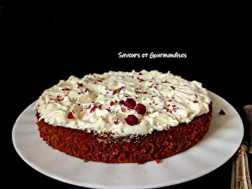 Gâteau à la betterave façon "Red Velvet".