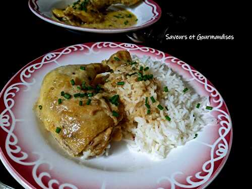 Poulet à la moutarde.