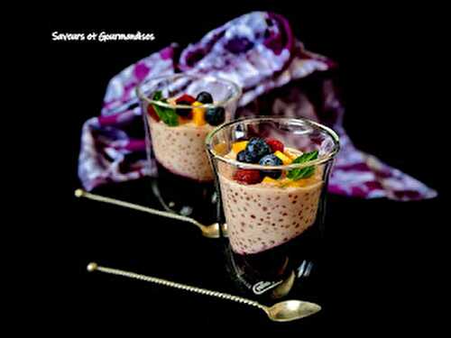 Perles de Tapioca aux fruits.