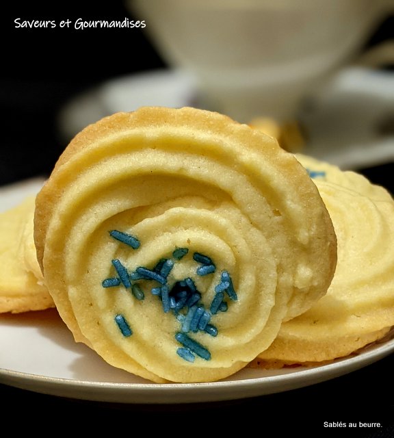 Biscuits Sablés au beurre.