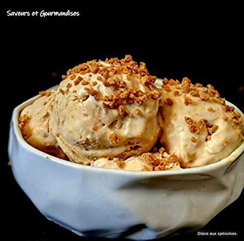 Glace maison aux Spéculoos sans sorbetière.