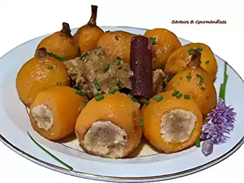 Tajine de nèfles farcies aux amandes