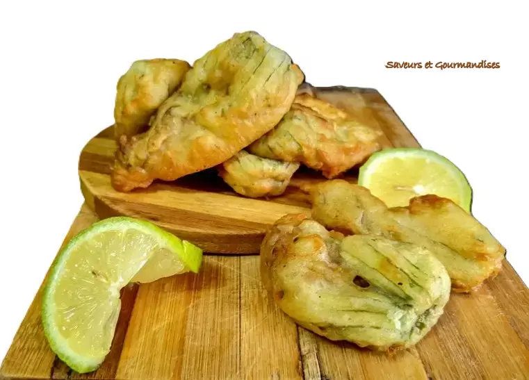 Beignets de fleurs de courgettes croustillants