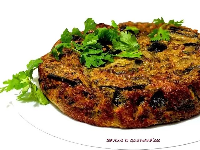Kuku d’aubergine – frittata iranienne façon Ottolenghi