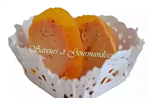 Fruits secs déguisés au foie gras