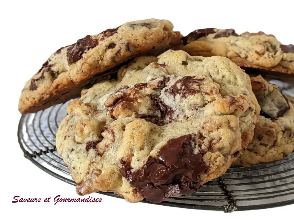 Cookies noix et pépites de chocolat façon Levain Bakery