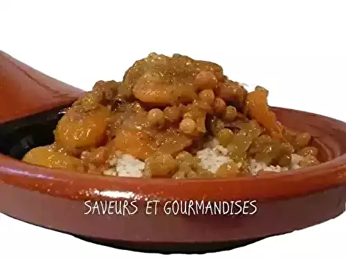Seffa de couscous  de riz  au poulet