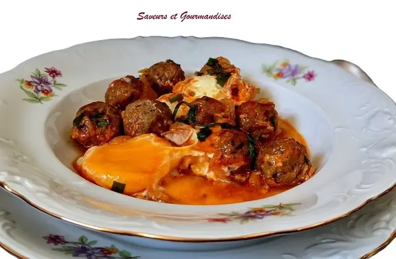 Tajine kefta aux œufs