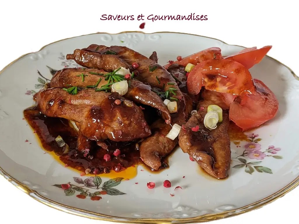 Aiguillettes de canard sauce caramélisée