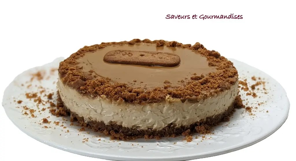 Cheesecake aux spéculoos sans cuisson