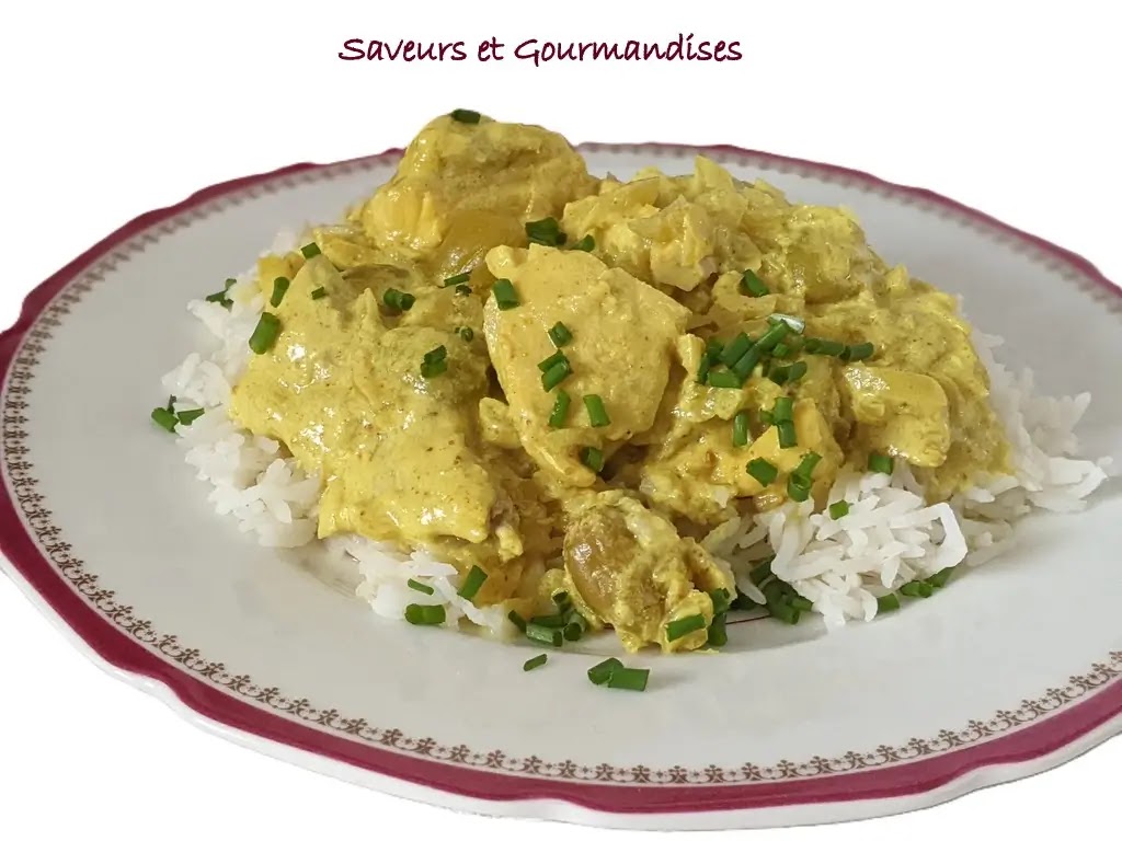 Curry de poisson coco aux raisins secs