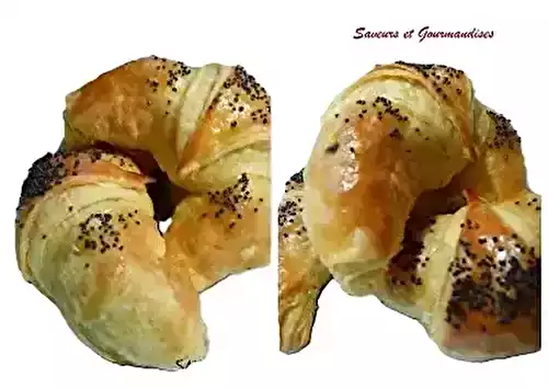 Croissants feuilletés farcis