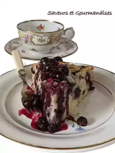 Gâteau très moelleux aux myrtilles