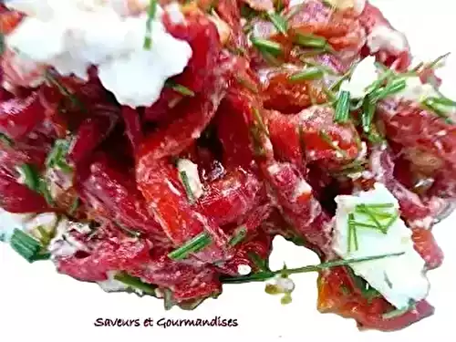 Poivrons rouges à la ricotta