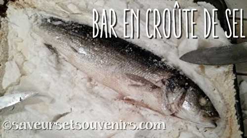 Bar en Croûte de Sel  - Faites-le chez vous !