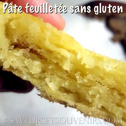 Pâte feuilletée sans gluten   - Recette Thermomix