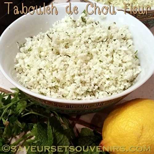 Tabouleh (Taboulé) de Chou-Fleur au Thermomix  -