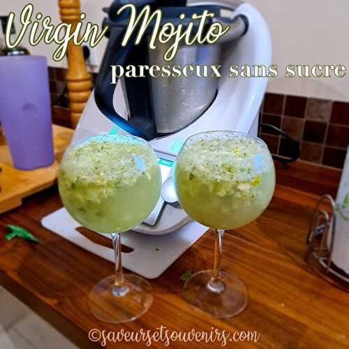 Virgin Mojito paresseux sans sucre