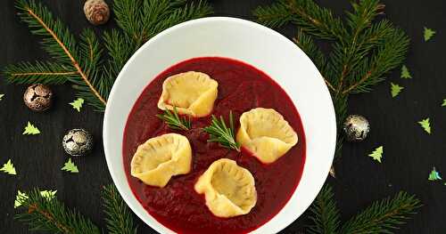 BORSCHT DE NOËL OU LA  SOUPE AUX BETTERAVES POLONAISE