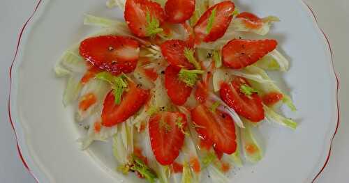 CARPACCIO DE FRAISES ET DE FENOUILS