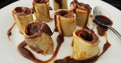 CRÊPES CHOCOLAT- CARAMEL FAÇON MAKIS 