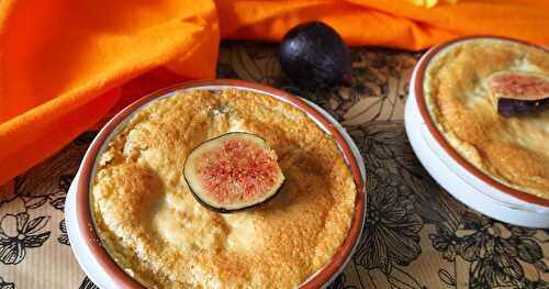 FIGUES ET POMMES GRATINÉES À LA CRÈME D’AMANDES