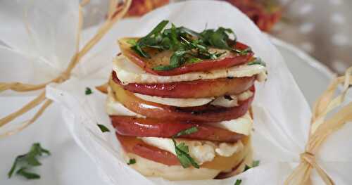 MILLE-FEUILLES DE POMMES AU CHÈVRE