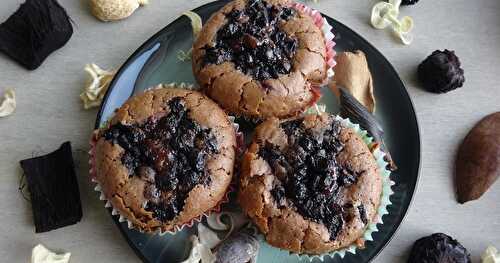 MUFFINS CHOCOLAT-MYRTILLES