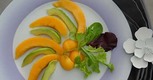 SALADE D’AVOCATS ET MELONS