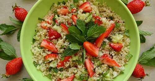 TABOULÉ DE QUINOA AUX FRAISES