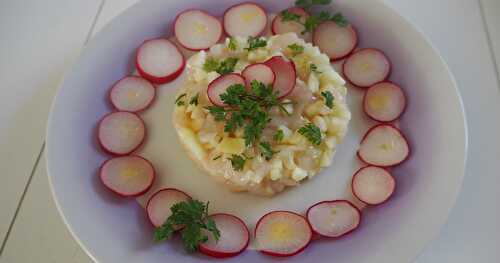 TARTARE DE SAINT-JACQUES AUX RADIS 