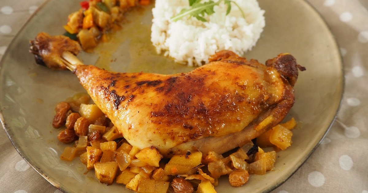 POULET AUX RAISINS SECS, À LA CANNELLE ET VODKA