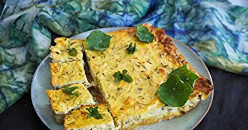CHEESE-CAKE COURGETTE-MENTHE-FETA