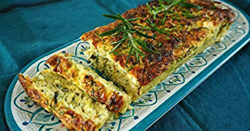 CAKE AUX COURGETTES , CITRON ET ROMARIN
