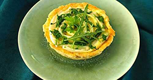 TARTELETTES PRINTANIÈRES AUX ASPERGES BLANCHES 