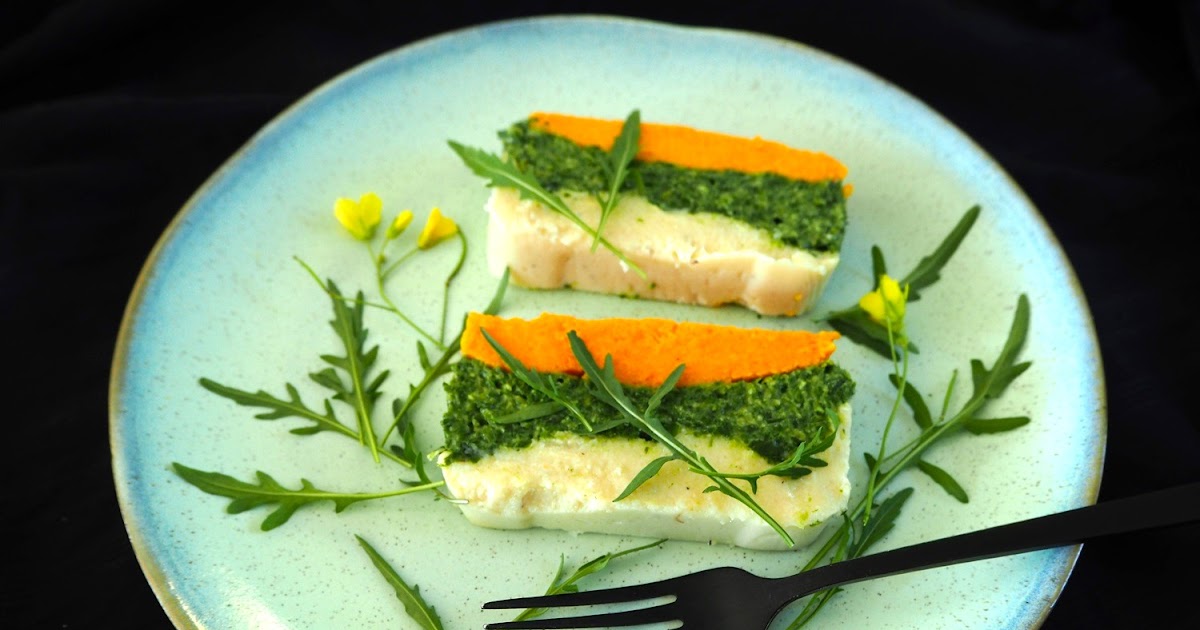 TERRINE FRAÎCHEUR AUX CAROTTES, CHOU-FLEUR ET ÉPINARDS