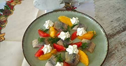 HARENGS AUX AGRUMES À LA POLONAISE