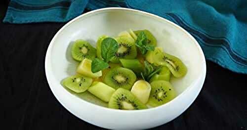 POIREAUX ET KIWIS PARFUMÉS AU MIEL DE CHÂTAIGNER