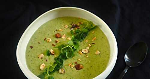 CRÈME DE CRESSON ET TOPINAMBOURS