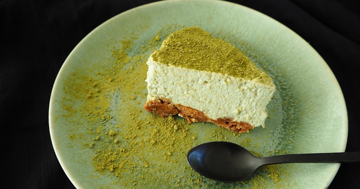 CHEESECAKE AU THÉ MATCHA, CITRON ET SPÉCULOOS