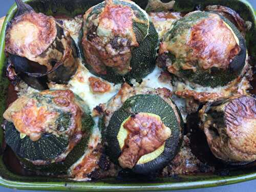 Courgettes et aubergines farcies