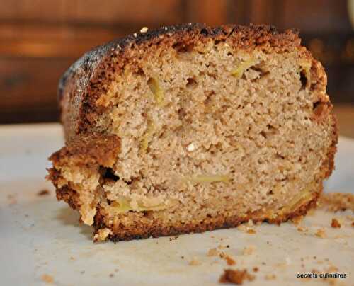 Gâteau aux pommes à la farine de châtaignes