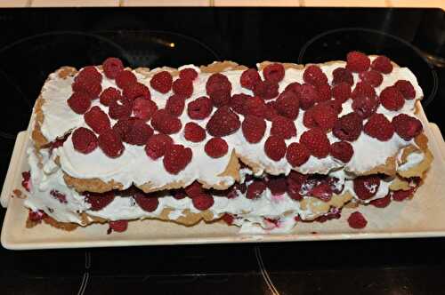 Millefeuilles craquant aux framboises