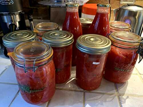 Tomates stérilisées "à froid"