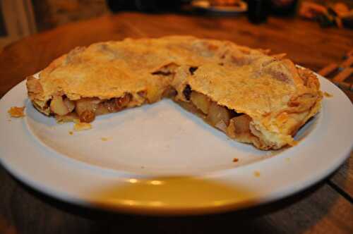 Tourte aux pommes, genre strudel