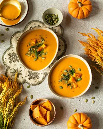 Le velouté de butternut : une douceur automnale qui réchauffe !