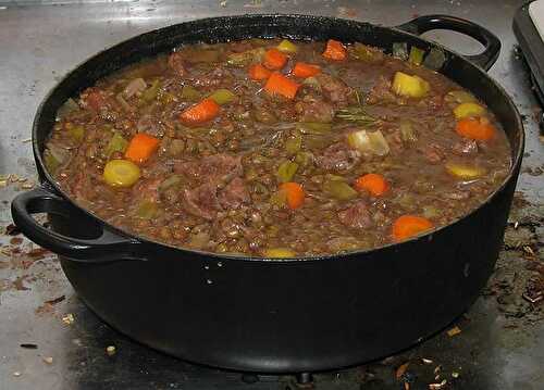 Le petit salé aux lentilles, un délicieux plat Auvergnat