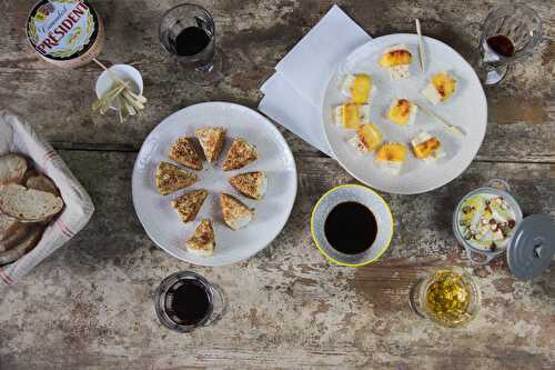 [3 recettes] quand le camembert s’invite à l’apéro !